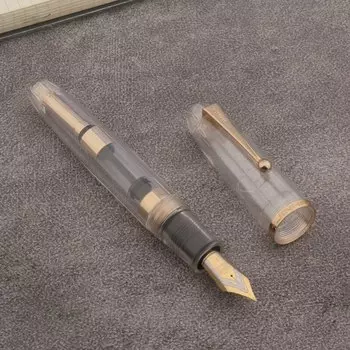 JinHao 9019 dadao перьевая ручка прозрачная белая