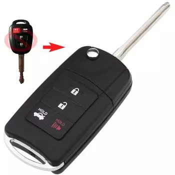 Jinyuqin 2/3/4 кнопки модифицированный флип-чехол для дистанционного ключа автомобиля брелок для Toyota Camry RAV4 2012-2015 Corolla 2014 2015 TOY43 Blade