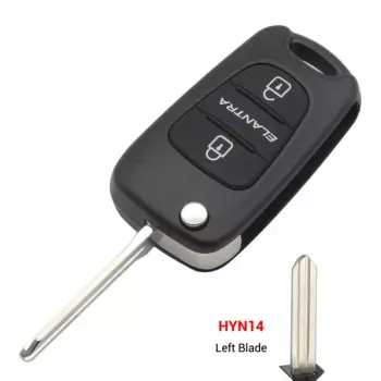 Jinyuqin 3-кнопочный сменный автомобильный складной пульт дистанционного управления для Hyundai Solaris Accent Elantra Fit Kia morning