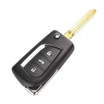 Jinyuqin новый складной чехол для дистанционного ключа, подходит для держателя CR2016 для Toyota Levin Camry Reiz Highlander Corolla VA2 Toy48 Toy43