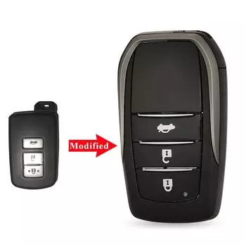 Jinyuqin Upgrade Remote 2/3/4 4B автомобильный смарт-чехол для Toyota Camry Crown Avalon 4Runner Land Cruiser Prius RAV4 Venza FOB чехол