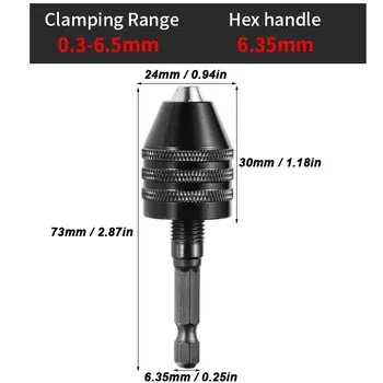 JIXIU Патрон для дрели 0,3-8,0 мм