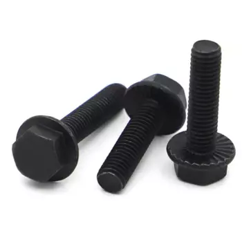 JIYUMAOYI шестигранные фланцевые болты из углеродистой стали M5 M6 M8 M10 M12