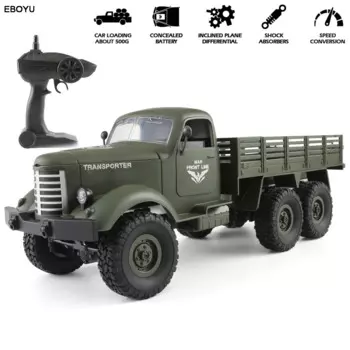 JJRC Q60 RC автомобиль 1/16 RC грузовик 2,4G 6WD RC Внедорожник гусеничный военный грузовик армейский автомобиль Детский подарок Детская игрушка для мальчиков RTR