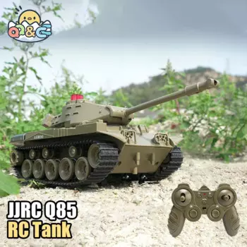 JJRC Q85 RC Танк 1/30 2,4G игрушка с дистанционным управлением гусеничная битва Военный танк звуковые эффекты Rc Panzer Игрушки для мальчиков рождественские подарки