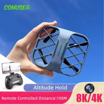 JJRCH107 мини Дрон 8K 4K дроны Квадрокоптер с камерой Fpv Wi-Fi передача Карманный НЛО дистанционное управление самолет игрушка для мальчиков