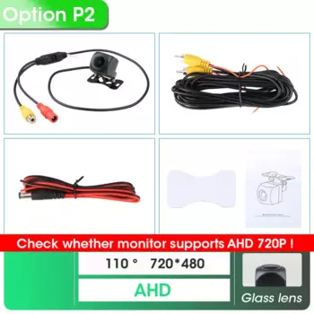 JMCQ 175 ° AHD 1080P Автомобильная камера заднего вида, автомобильный объектив заднего вида «рыбий глаз», ночное видение, водонепроницаемая Универсальная автомобильная камера заднего вида