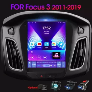 Автомагнитола JMCQ, 2 din, Android, мультимедийный видеоплеер для Ford Focus 3 Mk 3 2011-2019, GPS-навигация Carplay, 2 din