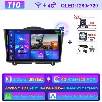 JMCQ для LADA BA3 Granta Cross 2018 2019 4G WIFI Android 12, автомобильная стереосистема, мультимедийный видеоплеер, навигация, GPS Carplay 2Din