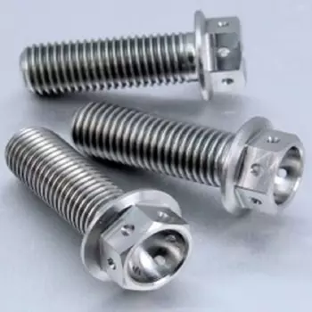 Jntitanti Gr5 титановый шестигранный фланцевый болт винт M6 * 15-60 мм для мотоцикла гоночного автомобиля Байк