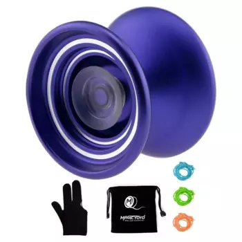 Йо-Йо MAGICYOYO K7 для начинающих детей, чувствительный металлический, профессиональный, с 3 струнами, в комплекте с сумкой и перчаткой