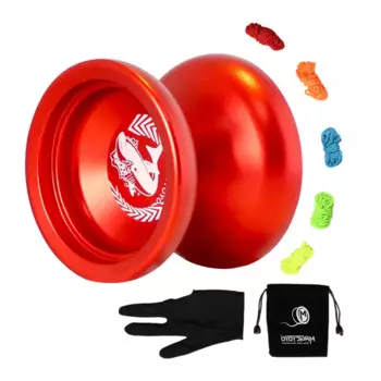 Йо-Йо MAGICYOYO N12 Shark Honor, неотзывчивый Профессиональный Йо-Йо из алюминиевого сплава, длительное время работы, спиннинг, йо-йо со струнами, красный