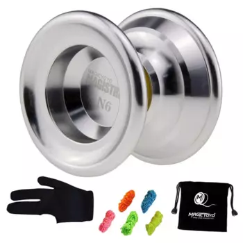 Йо-Йо MAGICYOYO N6 Magistrate, профессиональный сплав, йо-йо без ответа, йо-йо с сумкой + 5 струн + перчатка
