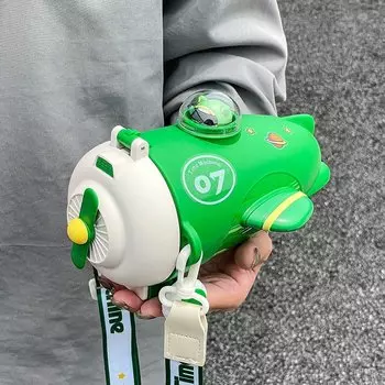 JONBT Детская бутылка для воды Самолет Тритан