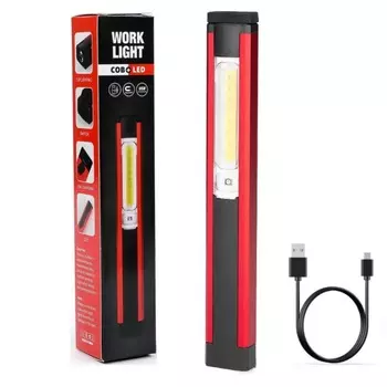 JONCELY Магнитный фонарик COB+LED