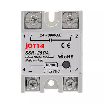 JOTTA SSR-10DA/SSR-25DA/SSR-40DA однофазное твердотельное реле