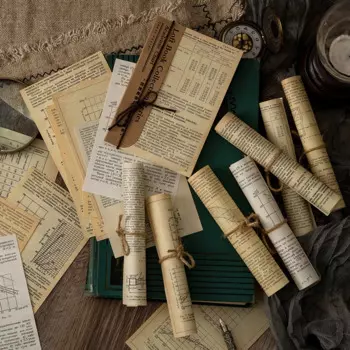 Винтажная бумага Journamm для скрапбукинга 60 шт.