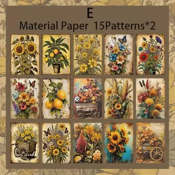 Journamm Бумажные коллажи с цветами