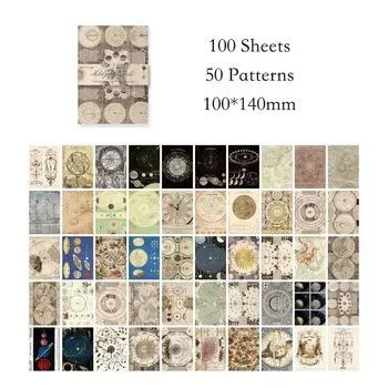 Journamm Крафт-бумага для скрапбукинга 100 шт.