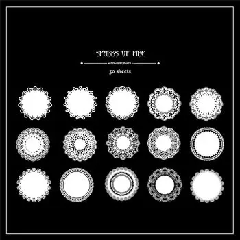 Journamm кружевные наклейки