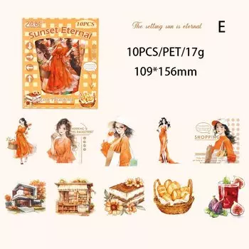 Journamm наклейки для скрапбукинга 10 шт.