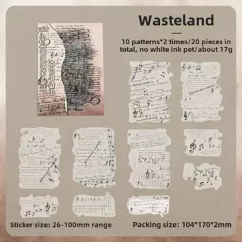 Journamm наклейки для скрапбукинга 20 шт.