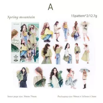 Journamm наклейки для скрапбукинга 30 шт.