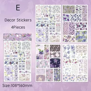 Journamm наклейки с цветами