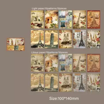 Journamm винтажная бумага для скрапбукинга 20 шт