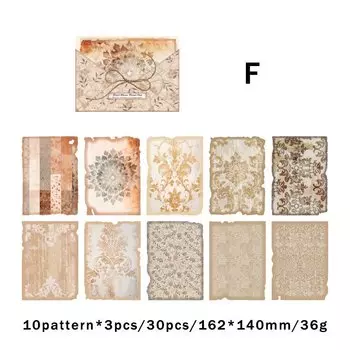 Journamm винтажная художественная бумага 30 шт.