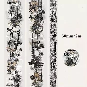 Journamm винтажные наклейки для скрапбукинга 38 мм * 2 м
