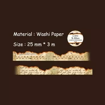 Journamm винтажные washi ленты 25 мм * 3 м
