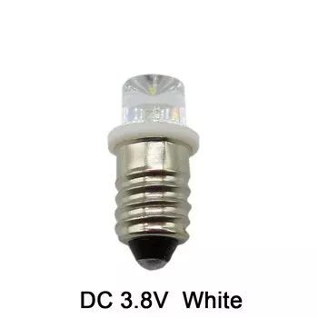 JOYING LIANG белая светодиодная лампа E10 3,8 В 5 шт.