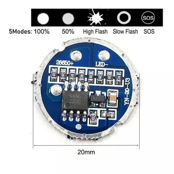 JOYING LIANG Фонарик светодиодная плата T6