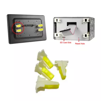 Joying зажимы для экрана Android автомобильное радио 4 шт крепежный зажим