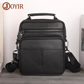 JOYIR мужская сумка-мессенджер из натуральной кожи, сумки через плечо для мужчин, винтажная воловья сумка на плечо для 7,9 "Ipad, Высококачественная сумка