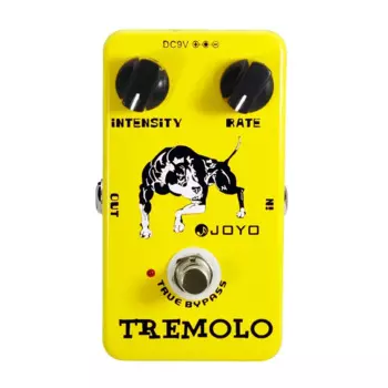 JOYO JF-09 Педаль эффектов тремоло для гитары Классический ламповый усилитель Моделирование педали эффектов тремоло Запчасти и аксессуары для гитары
