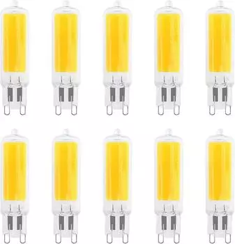 JOYPINJ Диммируемые светодиодные лампы G9 5Вт 10 шт.
