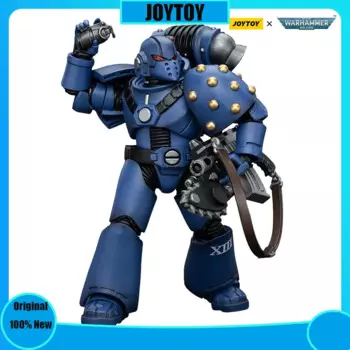 JOYTOY Warhammer 40k Фигурки Ultramarines MK VI Тактический отряд Легионер с болтером и цепным лезвием Фигурка Коллекция игрушек Модель