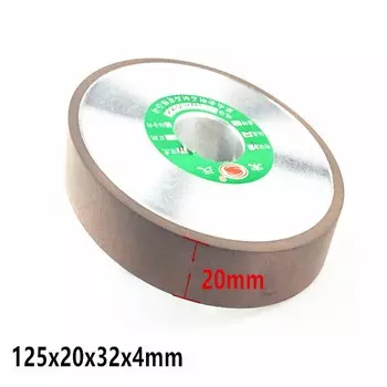 Jrealmer 125x32x20 мм алмазная шлифовальная машина, плотное колесо, обрабатывающее лезвие пилы, шлифовальный станок, 32 мм отверстие