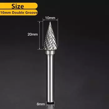 Jrealmer 1 шт. M тип 6 мм хвостовик карбида вольфрама фрезы фреза вращающийся инструмент заусенцы вращающийся Dremel