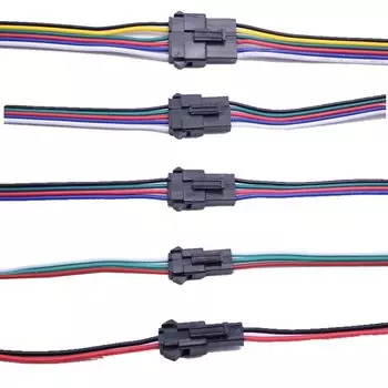 JST SM разъем проводов 2pin 3pin 4pin 5pin 6pin