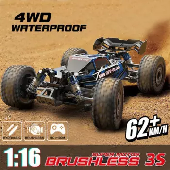 JTY Toys 62 км/ч Бесщеточный радиоуправляемый автомобиль 4WD Bigfoot RC Drift Car с дистанционным управлением Внедорожный грузовик Радиоуправляемые автомобили для взрослых mjx