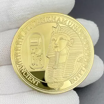 Юбилейная золотая монета Фараона Тутанхамона 1931 года OIMG