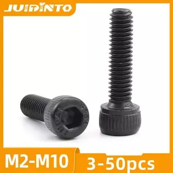 JUIDINTO Винты с шестигранной головкой из углеродистой стали M2-M10