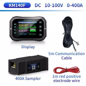 JUNCTEK Wi-Fi Кулономер KM140F