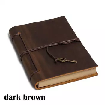 Дневники дневник ежедневники, тетрадь натуральная кожа из бечёвки альбом на спирали винтажные планировщик A5 путешествие в подарок Школа Офис блокнот ежедневник скетчбук блокноты