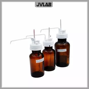 JVLAB Регулируемый стеклянный диспенсер для жидкости 0,1-10 мл