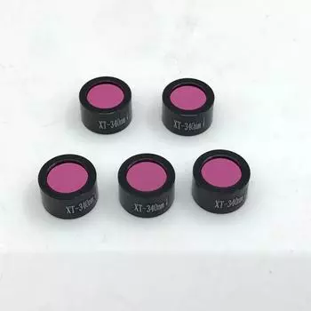 Узкополосный проходной фильтр диаметром 340 нм 10\12\15 мм, универсально используемый в инструментах биохимического анализа, анализ ферментных этикеток 1/PK