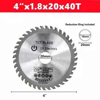 JWXZ Циркулярный диск для дерева 4/6/7/8 дюйма 30T/40T/60T